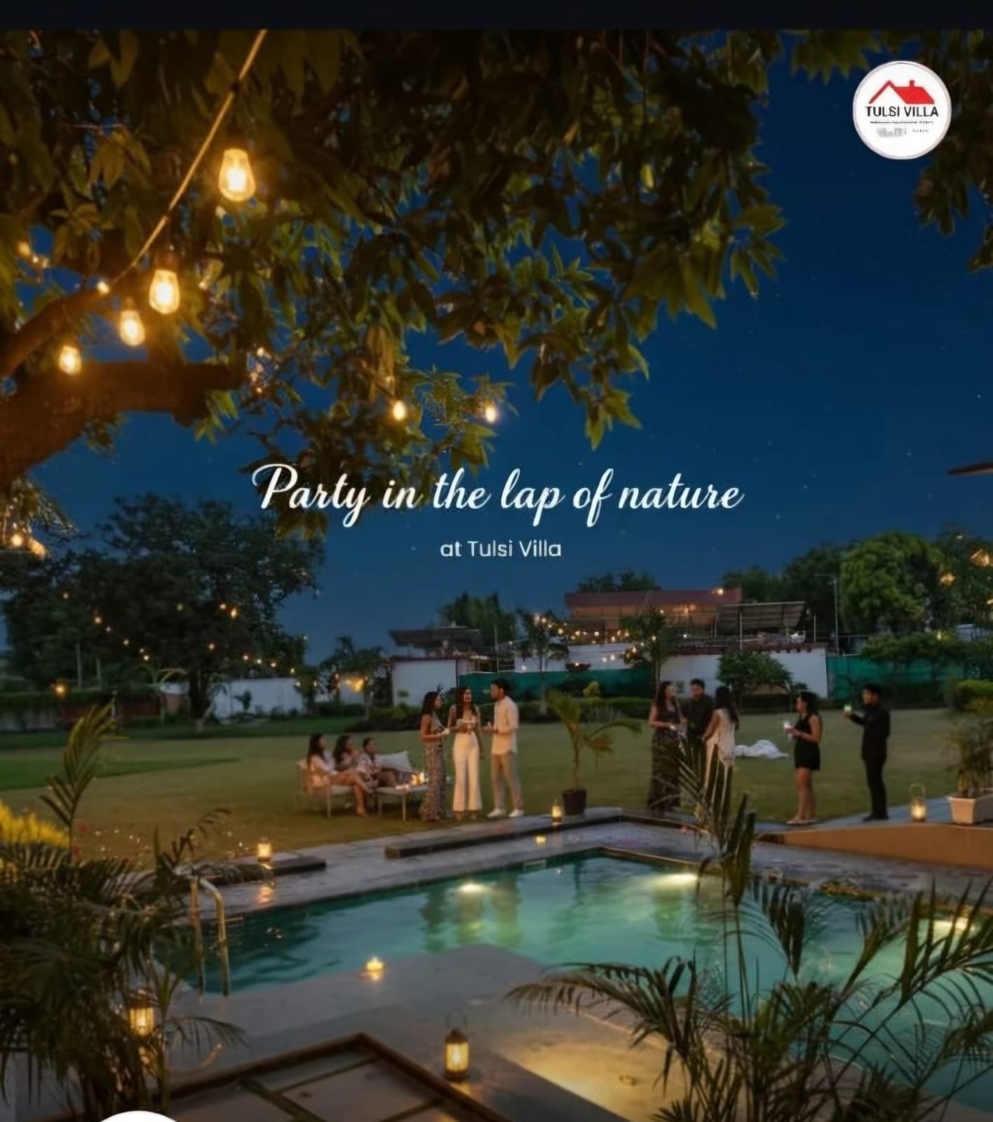 Private Pool at Tulsi Villa